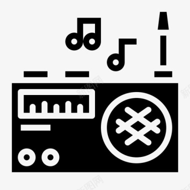 收音机调频音乐图标图标