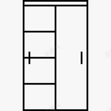 衣柜现代家具图标图标