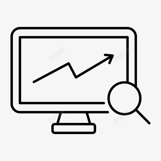 金融分析商业图标svg_新图网 https://ixintu.com 分析 商业 增长 计算机 金融 销售