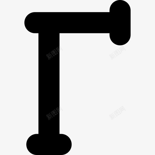 伽马形状希腊符号图标svg_新图网 https://ixintu.com 伽马 希腊符号 形状