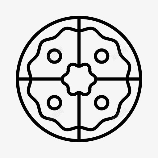 派面包房糖果图标svg_新图网 https://ixintu.com 布丁 派 甜点 糖果 面包房 食物