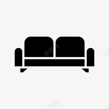 沙发椅子马车图标图标