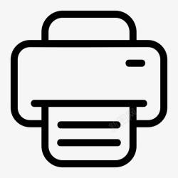 印刷设备打印机机器办公室图标高清图片