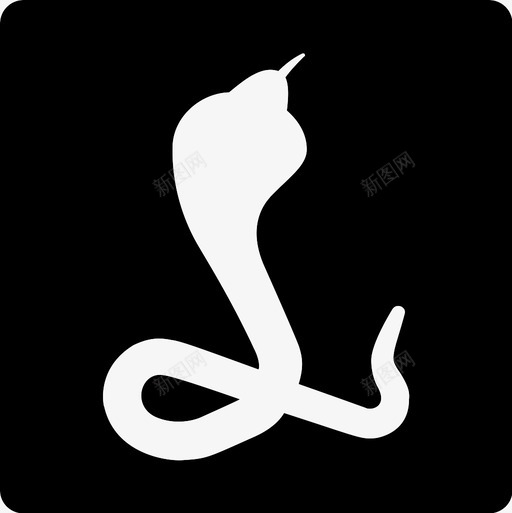 爬行动物蛇蛇类动物图标svg_新图网 https://ixintu.com 爬行动物 蛇 蛇类动物