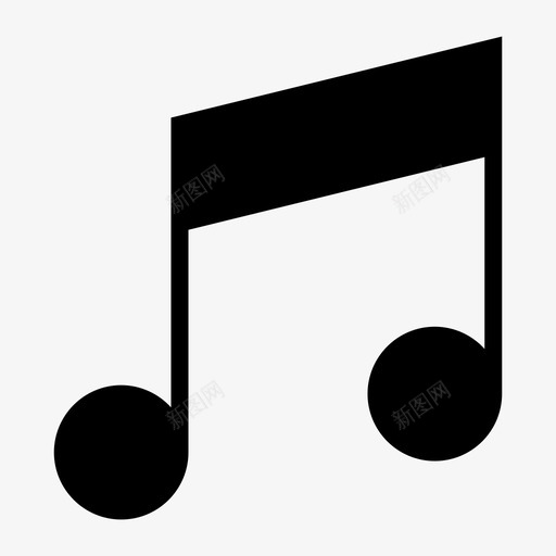 音乐乐器音符图标svg_新图网 https://ixintu.com 乐器 唱歌 开发用户界面符号图标 歌曲 网页设计 音乐 音符