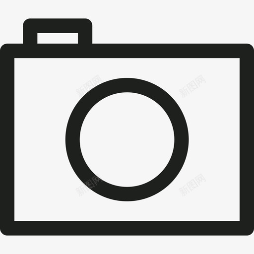 照相摄像机简单图标集svg_新图网 https://ixintu.com 摄像机 照相 简单图标集 线性
