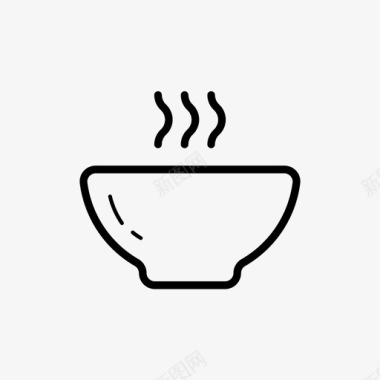 碗一碗汤食物图标图标
