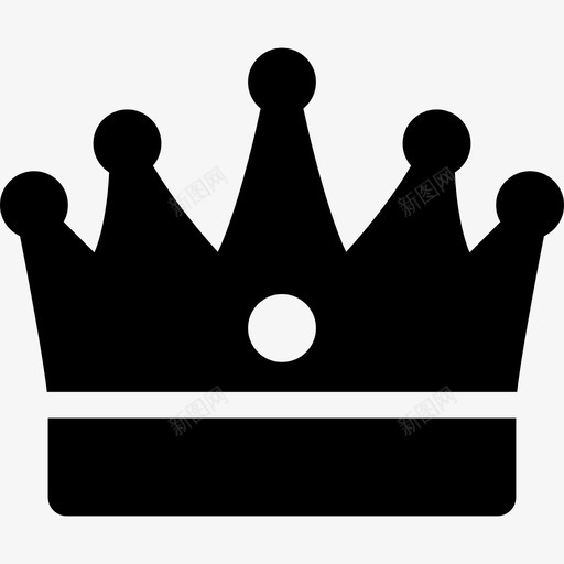 国王王冠投票和比赛填充图标svg_新图网 https://ixintu.com 国王王冠 投票和比赛填充