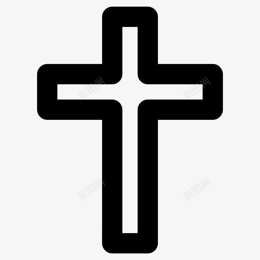 基督教十字架耶稣图标svg_新图网 https://ixintu.com 十字架 各种尺寸的基本图标 基督教 宗教 耶稣