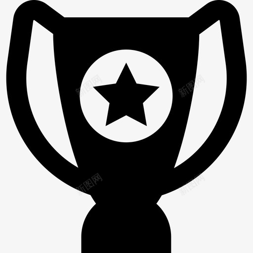 带着星星标志选票和问候的奖杯图标svg_新图网 https://ixintu.com 带着星星 标志 选票和问候的奖杯