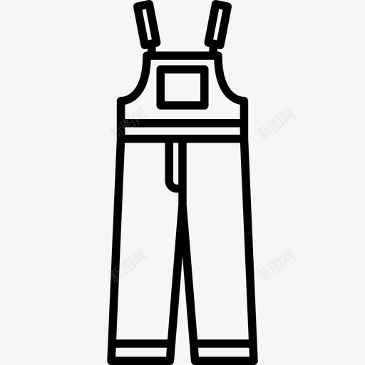 工装裤时尚可爱的花园图标svg_新图网 https://ixintu.com 可爱的花园 工装裤 时尚