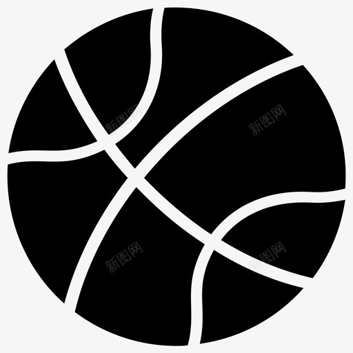 篮球篮球比赛运球图标svg_新图网 https://ixintu.com 篮球 篮球比赛 运动球 运动球字形图标 运球
