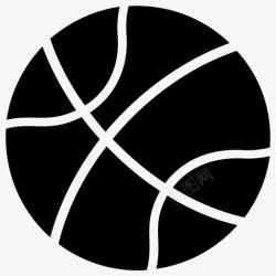 篮球比赛标志篮球篮球比赛运球图标高清图片