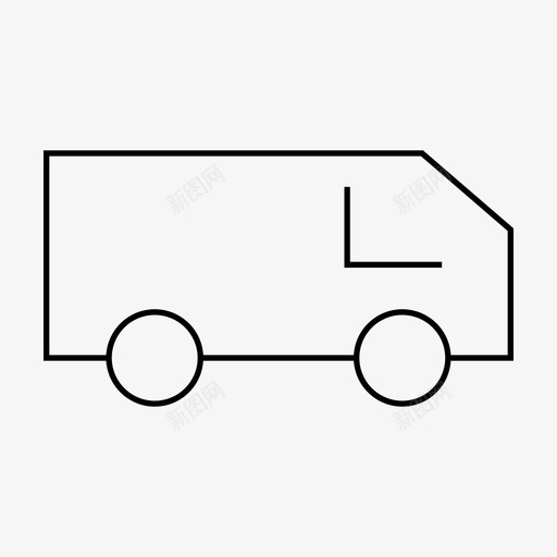 汽车运输货车图标svg_新图网 https://ixintu.com 汽车 用户界面 网络 货车 车辆 运输