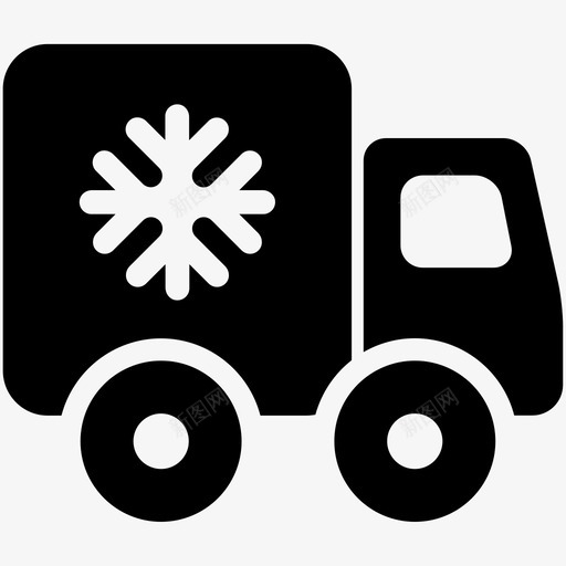 卡车圣诞节送货图标svg_新图网 https://ixintu.com 卡车 圣诞节 礼物 购物 运输 送货