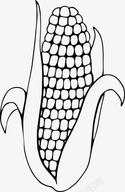 玉米秋天食物图标图标