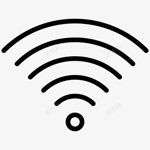 wifi连接云数据图标svg_新图网 https://ixintu.com wifi连接 云 互联网 在线 数据 计算机网络和数据库