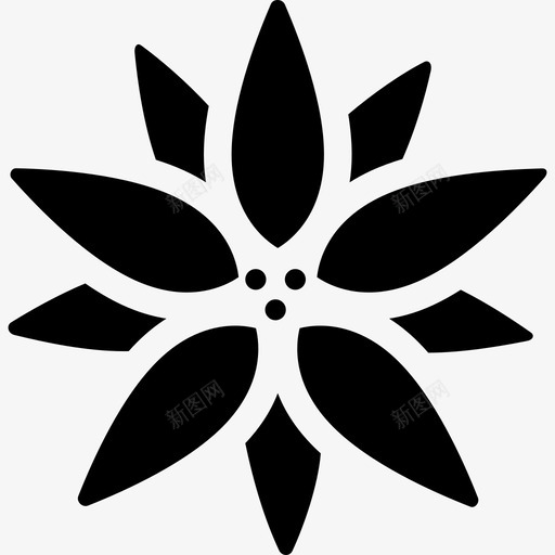 花自然花的种类图标svg_新图网 https://ixintu.com 自然 花 花的种类
