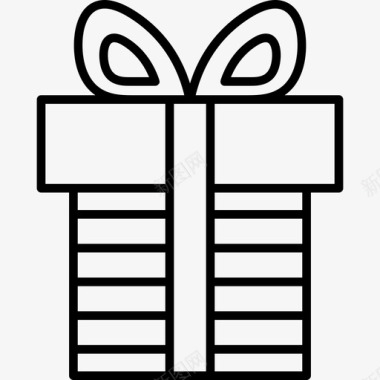 礼品盒圣诞系列工艺品图标图标