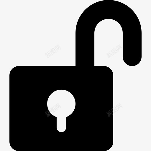 解锁挂锁web和应用程序界面图标svg_新图网 https://ixintu.com web和应用程序界面 解锁挂锁