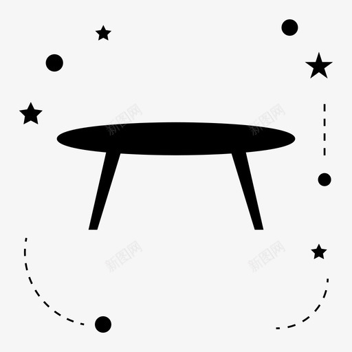 咖啡桌家具日式桌子图标svg_新图网 https://ixintu.com 便利设施 咖啡桌 家具 日式桌子