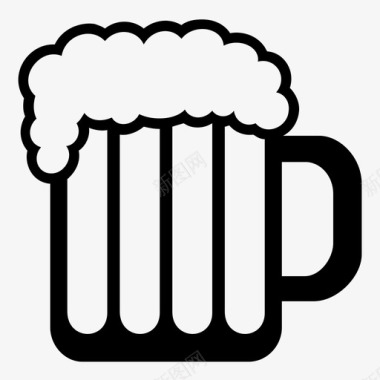 啤酒杯饮料自助餐厅图标图标