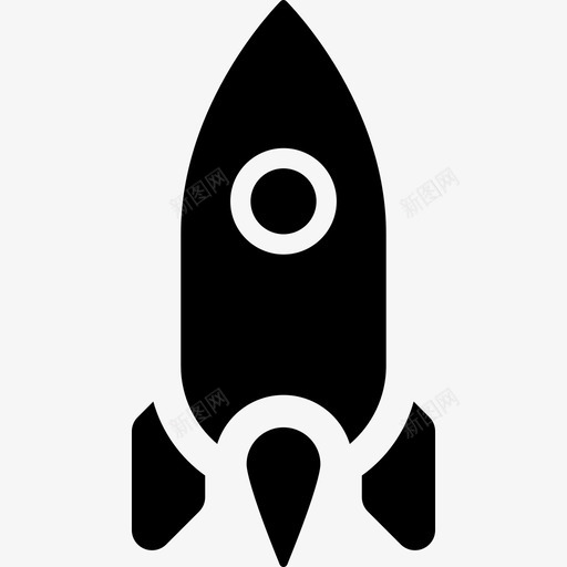 火箭运输运输车辆填充图标svg_新图网 https://ixintu.com 火箭 运输 运输车辆填充