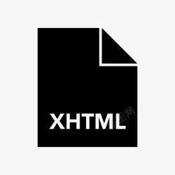 XHTML文件格式文件格式glyph粗体interface图标高清图片