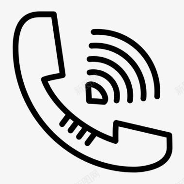 电话挂断通讯连接图标图标