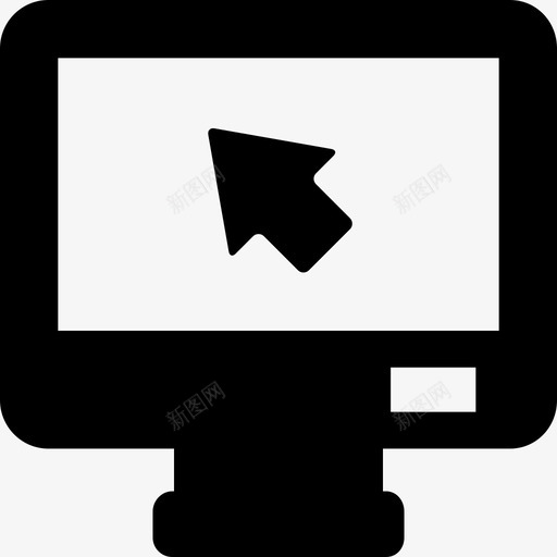 显示器技术计算机设备图标svg_新图网 https://ixintu.com 技术 显示器 计算机设备
