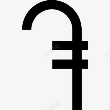 阿曼尼亚德拉姆标志着世界货币直线图标图标