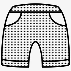短裙的灵动短裙沙滩服衣服图标高清图片