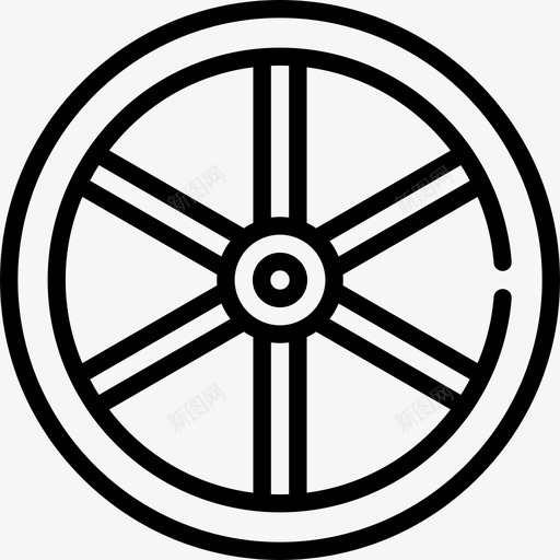 车轮远西直线图标svg_新图网 https://ixintu.com 直线 车轮 远西