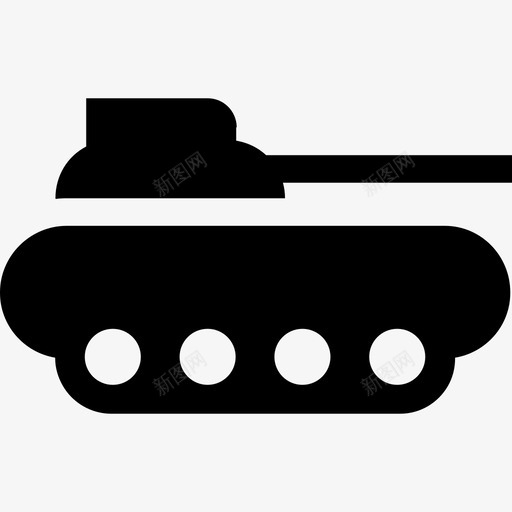 坦克运输军用补给图标svg_新图网 https://ixintu.com 军用补给 坦克 运输