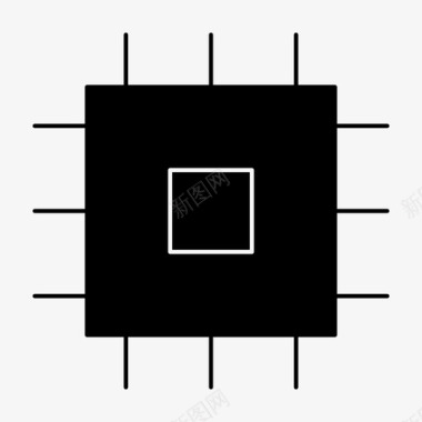 微处理器硬件通用ui图标图标