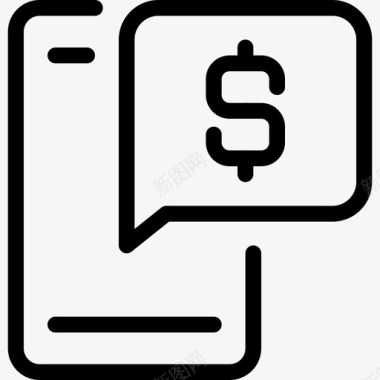 手机银行货币支付图标图标