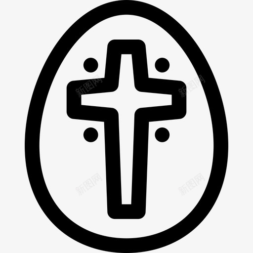 复活节彩蛋食物复活节1图标svg_新图网 https://ixintu.com 复活节1 复活节彩蛋 食物