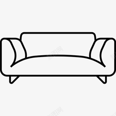 沙发现代家具图标图标