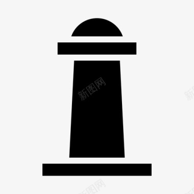 灯塔建筑物纪念碑图标图标