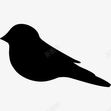 欢迎燕子动物鸟类剪影图标图标