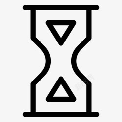 矢量医院时间沙漏标光标等待沙漏加载图标高清图片