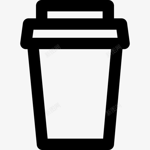 外卖咖啡酒吧玻璃杯和瓶子直线型图标svg_新图网 https://ixintu.com 外卖咖啡 直线型 酒吧玻璃杯和瓶子