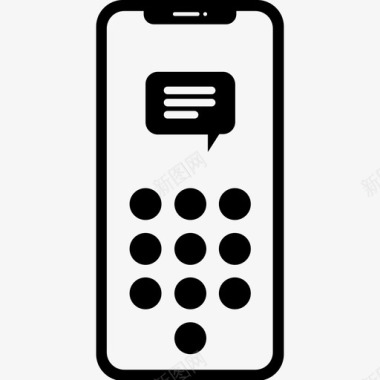 短信息聊天iphonex图标图标