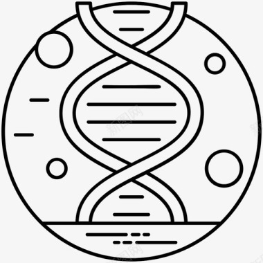 dna化学成分dna测试图标图标