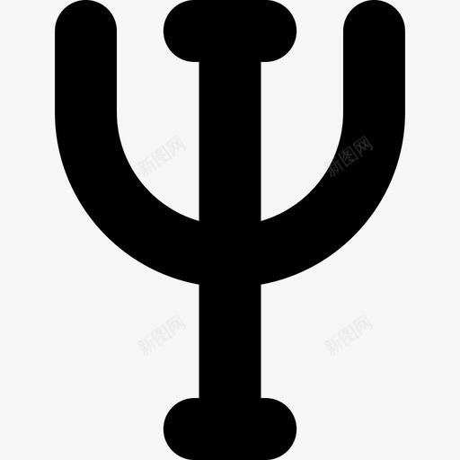 Psi形状希腊符号图标svg_新图网 https://ixintu.com Psi 希腊符号 形状