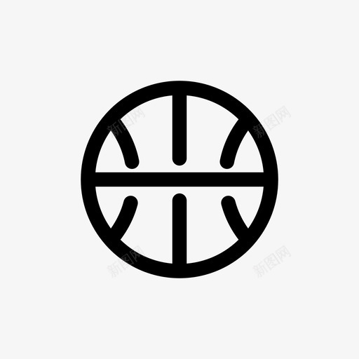 篮球nba斯伯丁图标svg_新图网 https://ixintu.com nba 斯伯丁 篮球