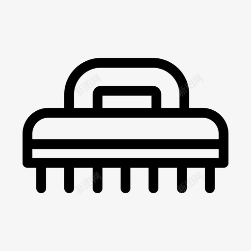 清洁刷手刷工具图标svg_新图网 https://ixintu.com 工具 手刷 清洁刷