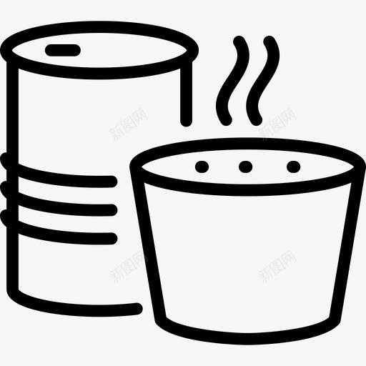 罐装汤超市生产线工艺线性图标svg_新图网 https://ixintu.com 线性 罐装汤 超市生产线工艺