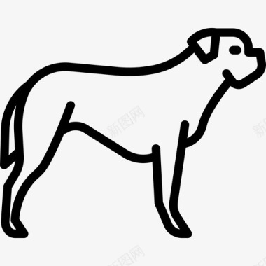 獒犬种全身直系图标图标