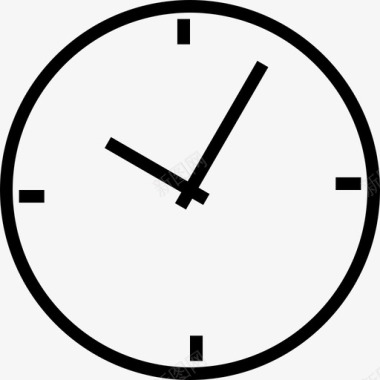 时钟系统图标设置浅圆形图标